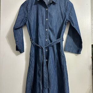 Wonder Nation Denim Blue Casual Dress